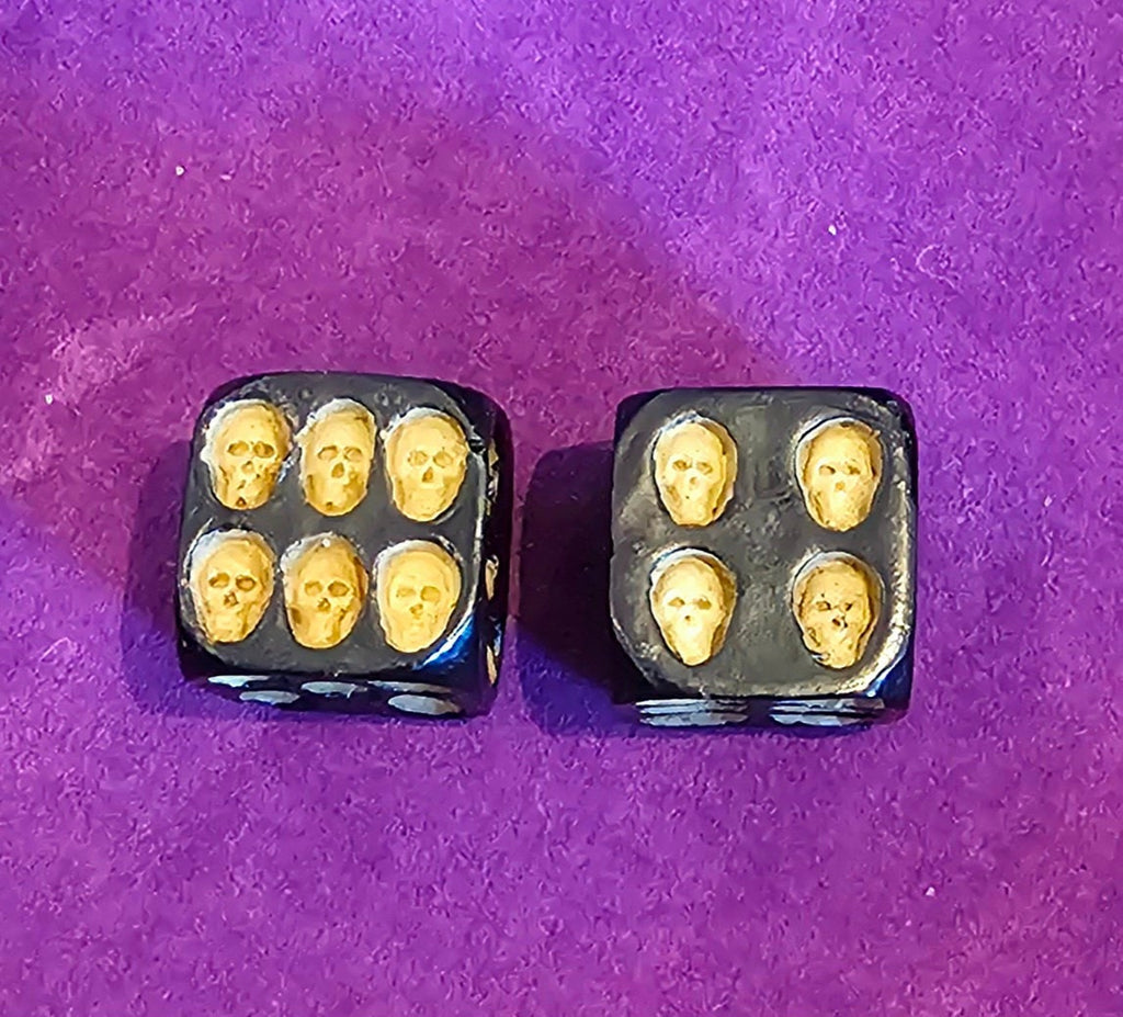 Gothic Horror Mystery Box: Curse of Strahd Dice Set | TTRPG Loot | Glow Dice