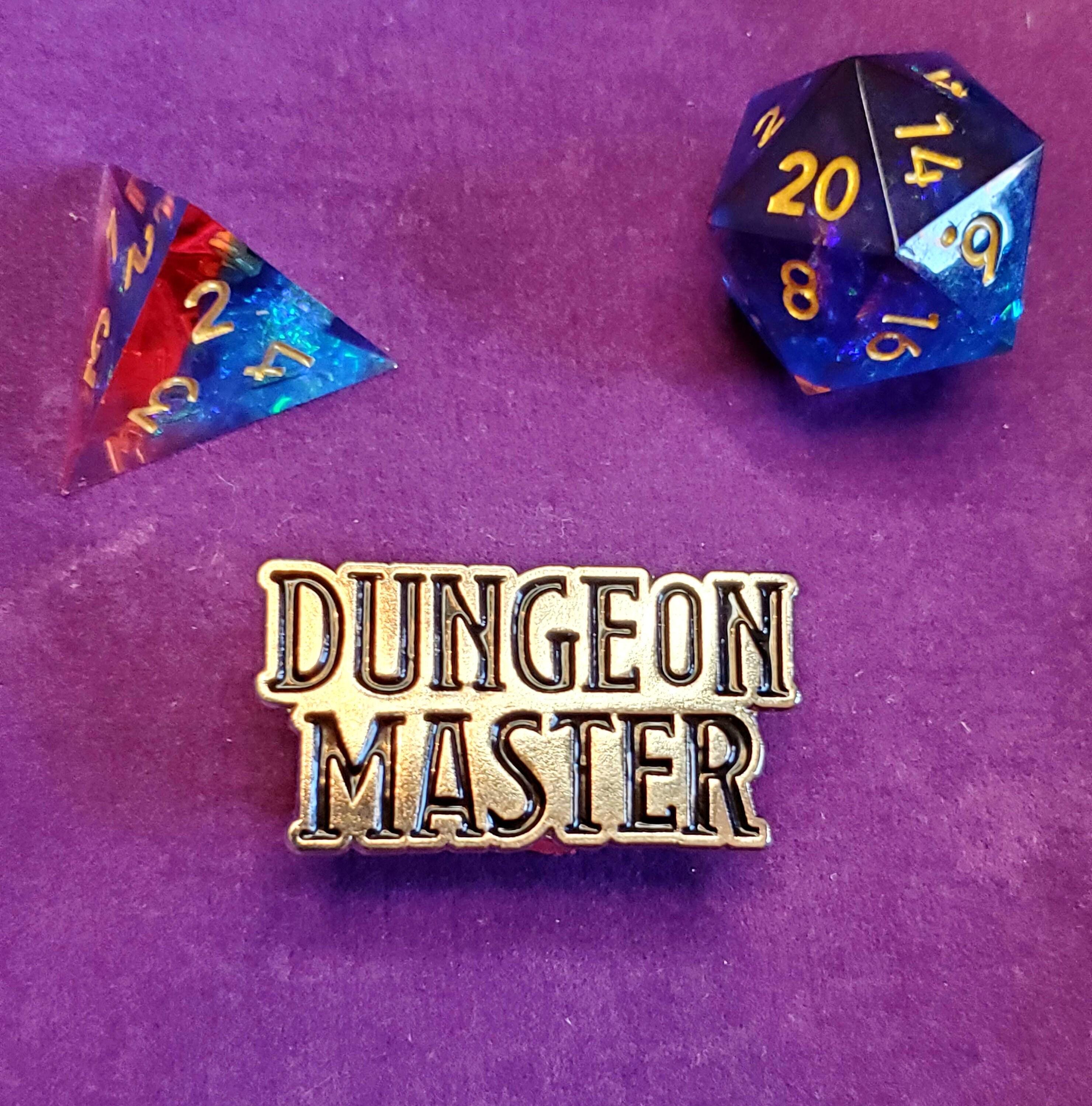 Dungeon Master Enamel Pin Set: D&D DM Gift and Game Master | DnD accessories