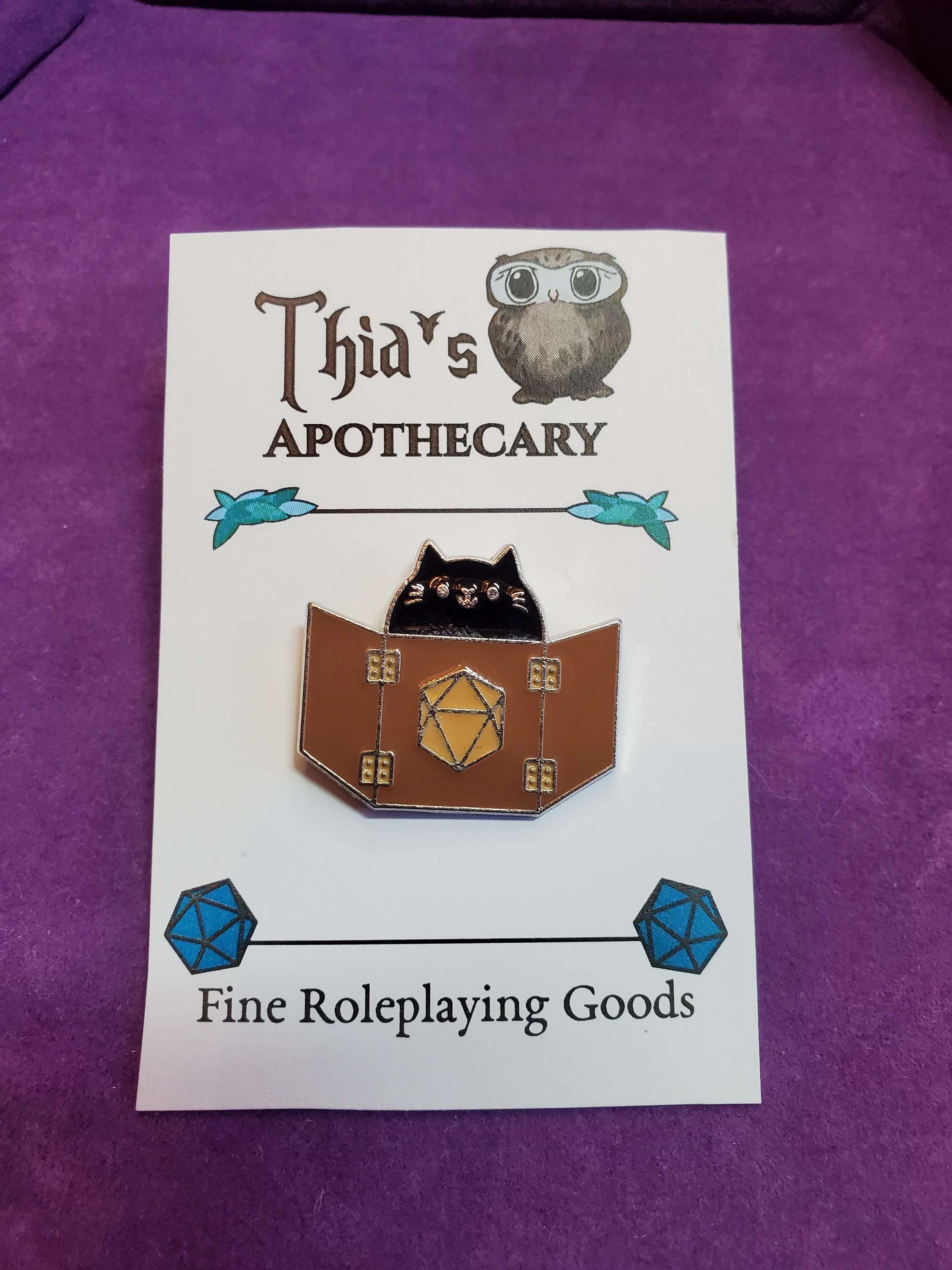 Dungeon Master Enamel Pin Set: D&D DM Gift and Game Master | DnD accessories