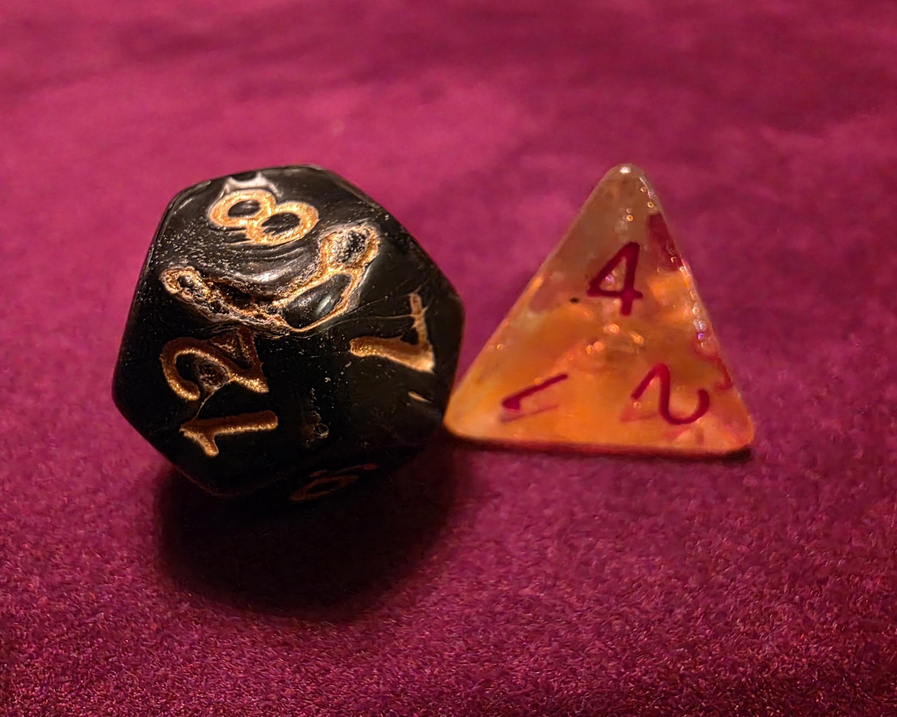 Dice of Disappointment: Cursed Mystery Dice Set, Funny Gag Gift