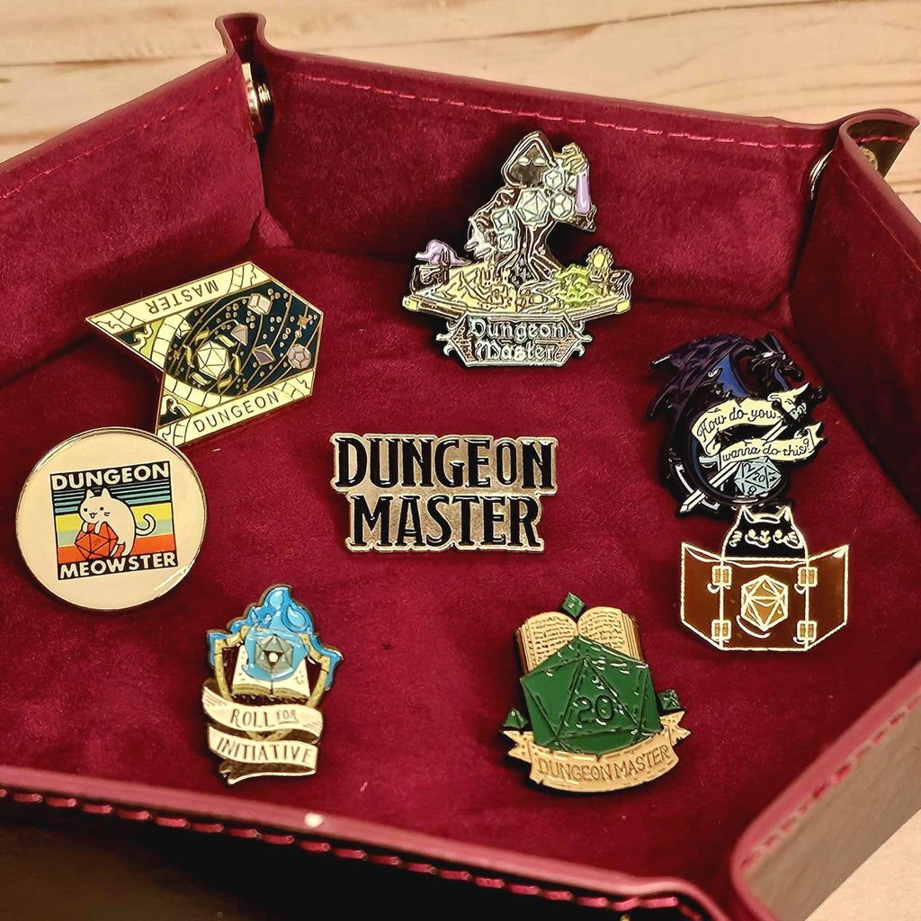 Dungeon Master Enamel Pin Set: D&D DM Gift and Game Master | DnD accessories