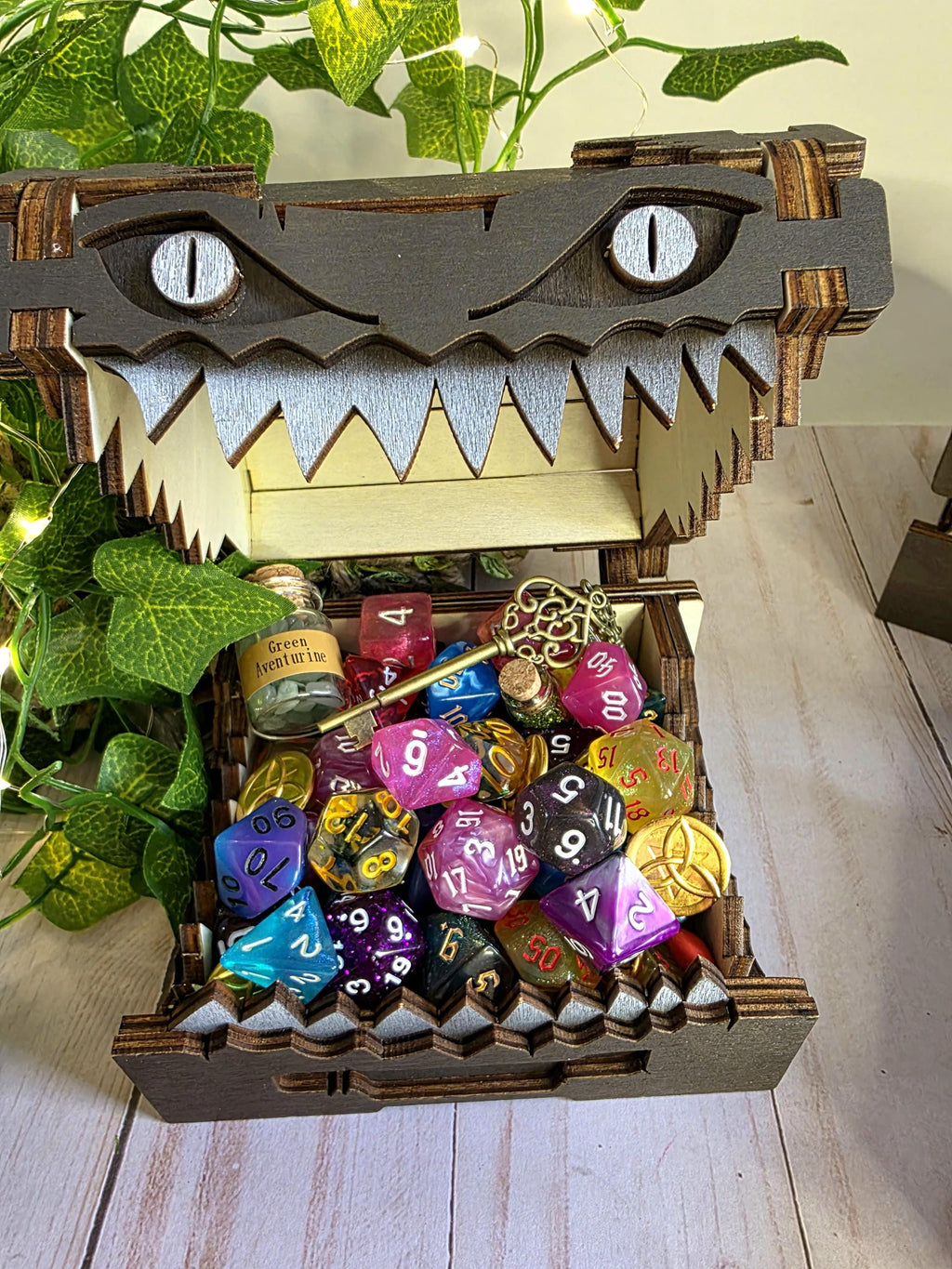 50 Piece Mystery Dice Scoop: Bulk Polyhedral DnD Dice Set, DM Gift, Pathfinder & Daggerheart