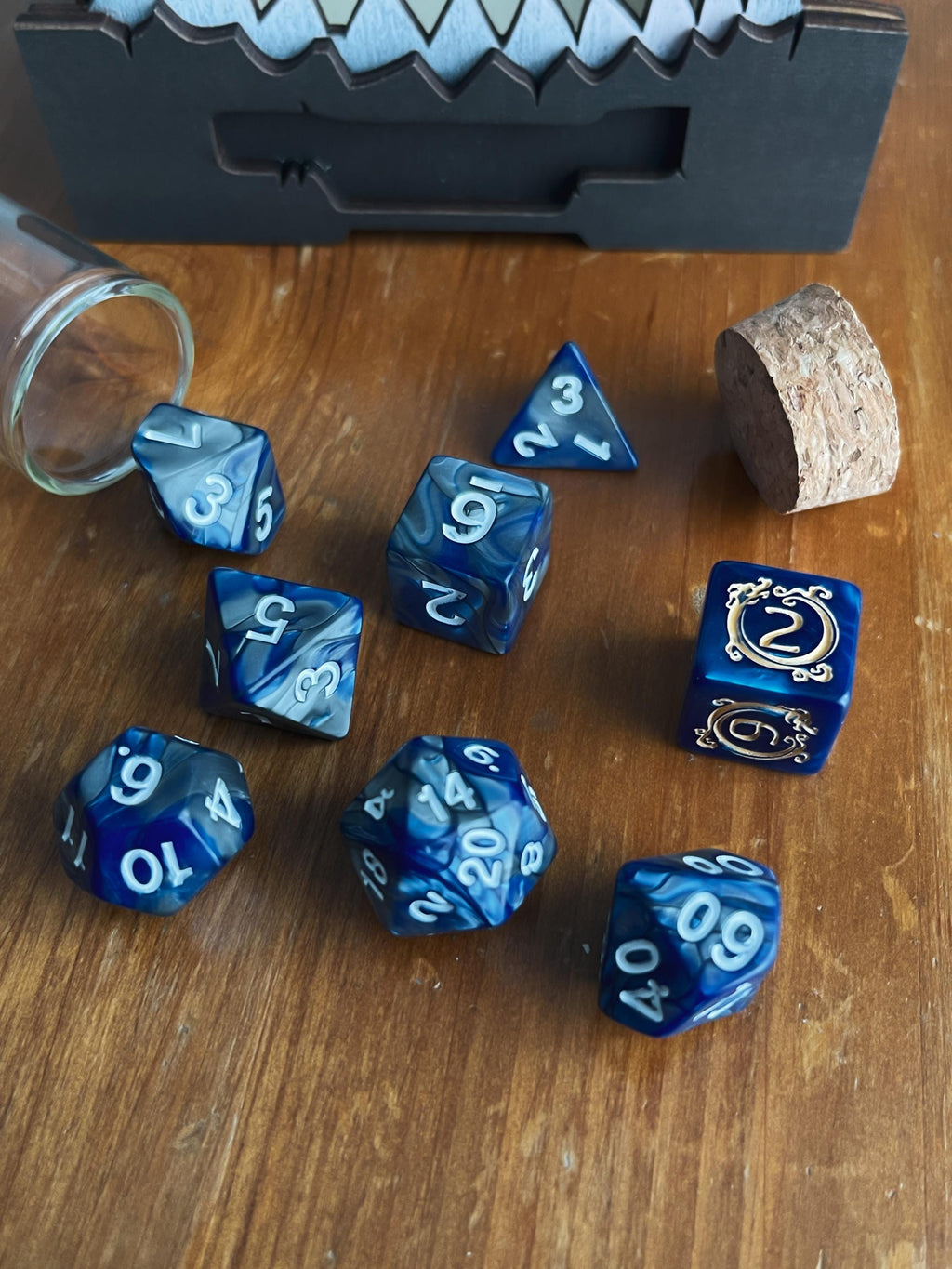 Mystery Dice Set of 7| Roll for Initiative for DnD, Daggerheart, Pathfinder, CoC ...