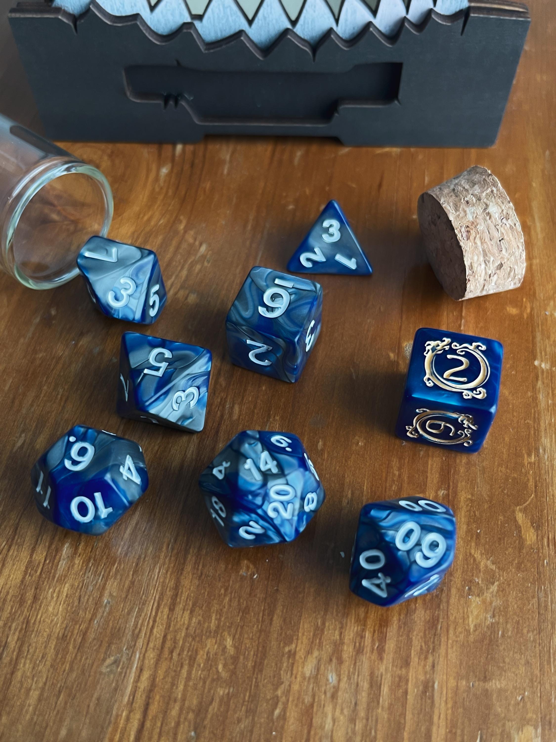 Mystery Dice Set of 7| Roll for Initiative for DnD, Daggerheart, Pathfinder, CoC ...